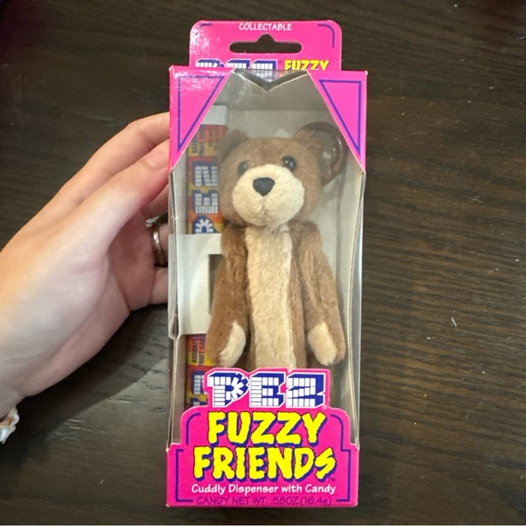 PEZ Other - NWT Vintage PEZ Fuzzy Friends By Dakin Buddy Bear Teddy Bear Cuddly Dispenser